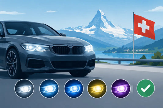 Welche Xenon-Farbe ist erlaubt in der Schweiz?
