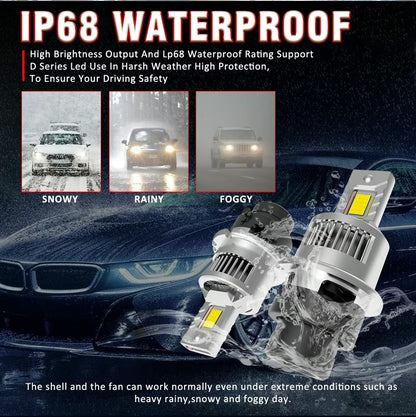 D2S, D2R LED  D-Serie 300% mehr Licht plug&play Xenon Ersatz 1 Set