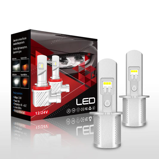 H3 LED ATOM TST - 250% mehr Licht 5000LM  2 Stk.