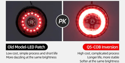 ROCKBROS Smart Bicycle Rear Light Automatic Brake Light
