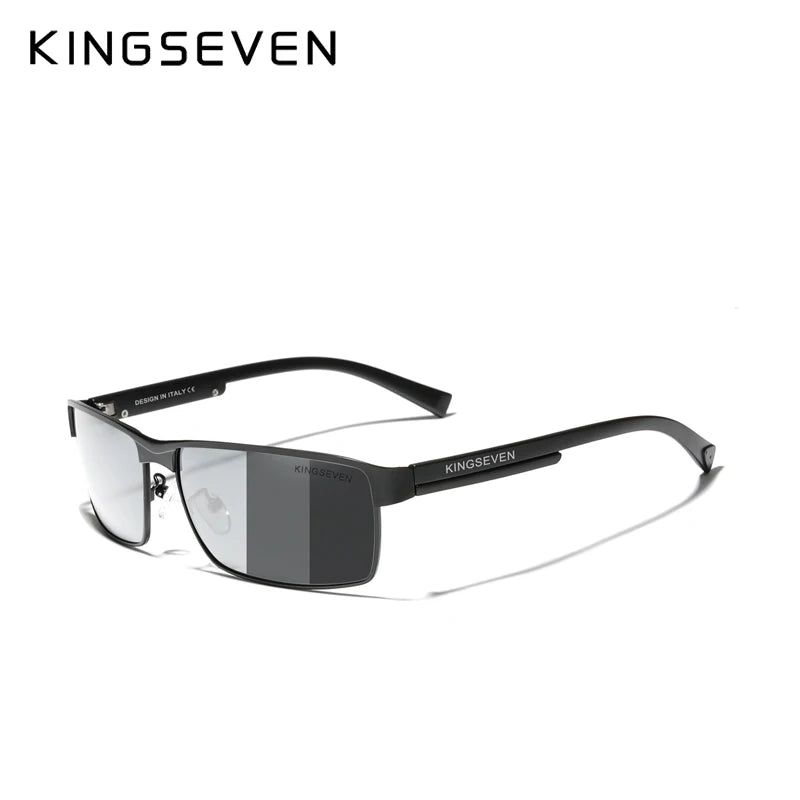 KINGSEVEN Fashion Photochrome Lunettes de soleil auto-réglables Hommes Femmes Caméléon Lunettes de soleil pilotes polarisées UV400