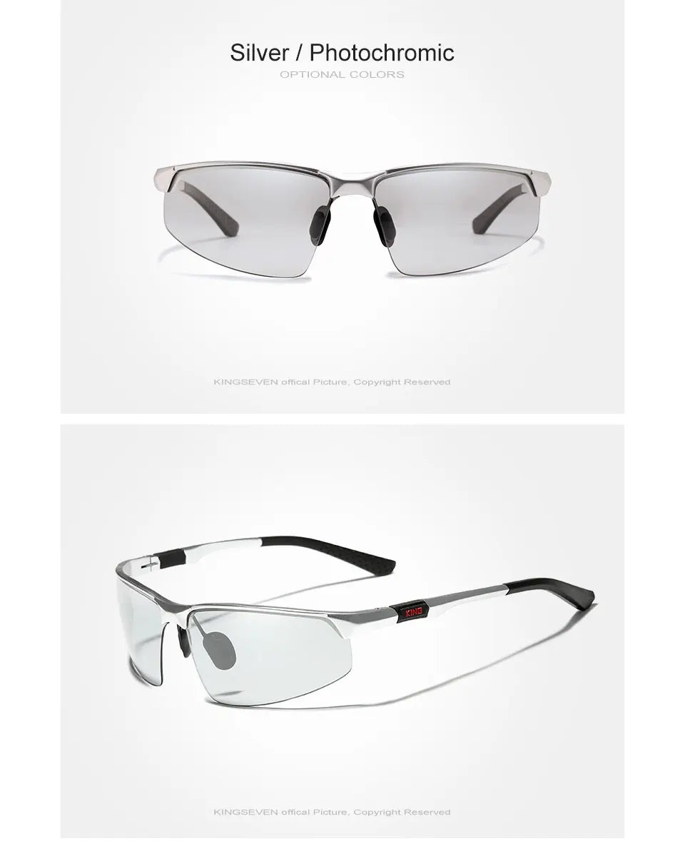 Kingseven  selbsttönende Sonnenbrille Männer