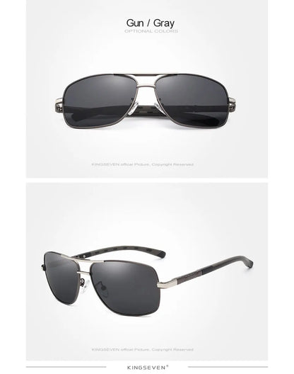 Kings even brand hommes aluminium lunettes de soleil hd polarisées uv400 miroir hommes lunettes de soleil femmes lunettes pour hommes oculos de sol n724