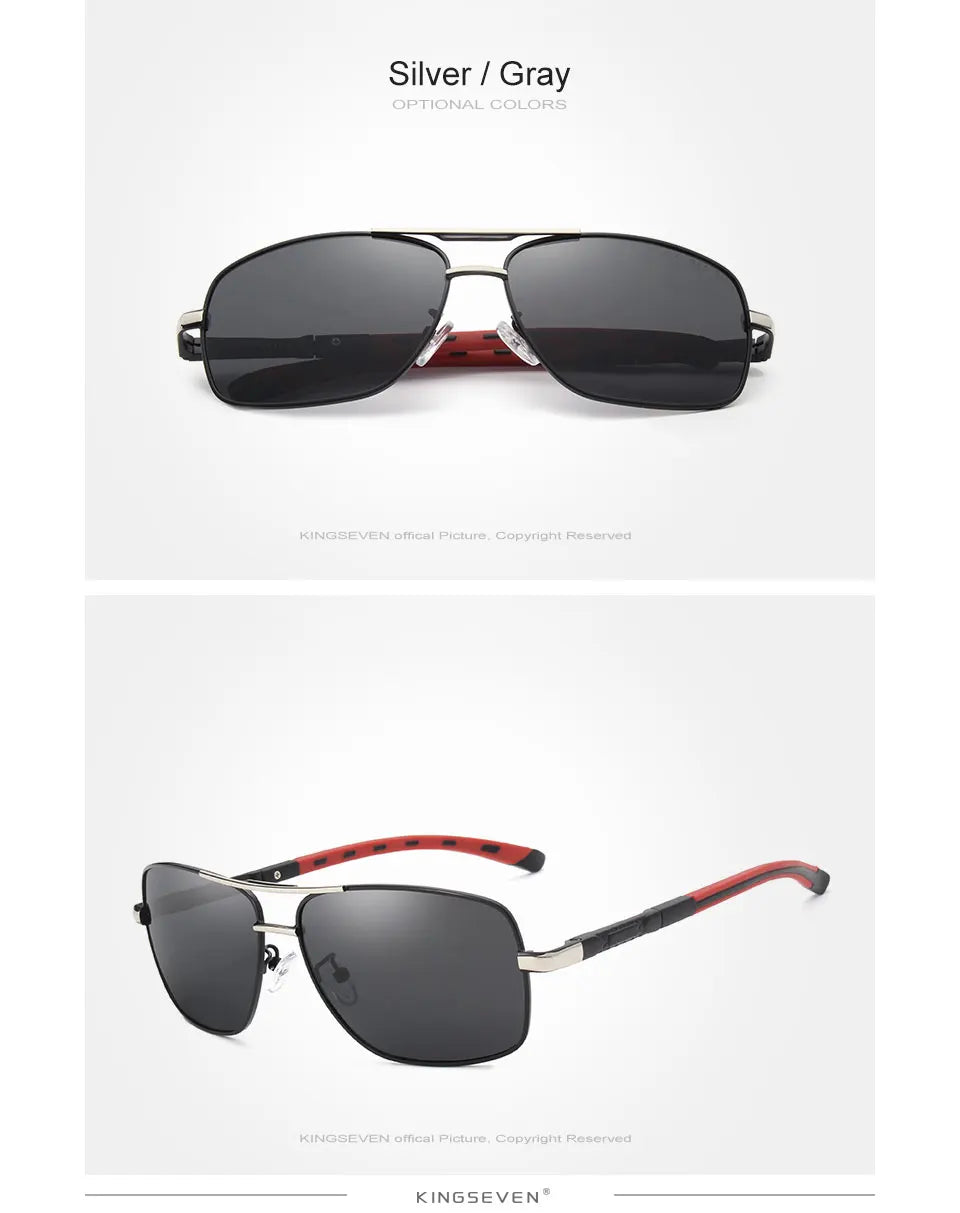 Kings even brand hommes aluminium lunettes de soleil hd polarisées uv400 miroir hommes lunettes de soleil femmes lunettes pour hommes oculos de sol n724