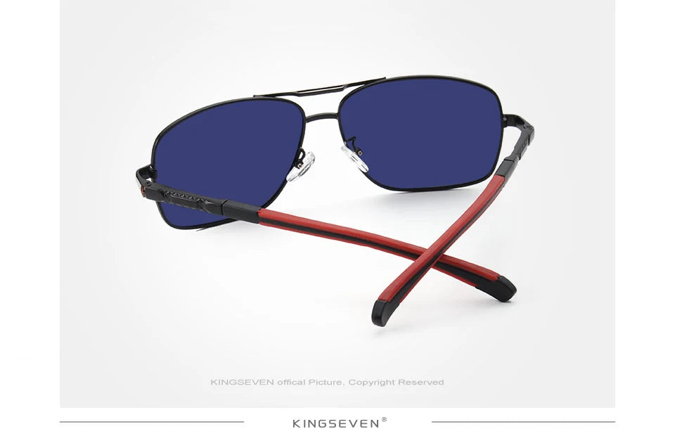 Kings even brand hommes aluminium lunettes de soleil hd polarisées uv400 miroir hommes lunettes de soleil femmes lunettes pour hommes oculos de sol n724