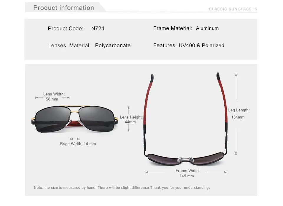 Kings even brand hommes aluminium lunettes de soleil hd polarisées uv400 miroir hommes lunettes de soleil femmes lunettes pour hommes oculos de sol n724