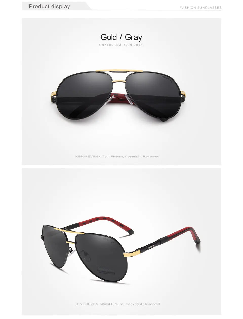 KINGSEVEN marque des hommes de l'aluminium de magnésium lunettes de soleil polarisées UV400 lunettes de soleil oculos hommes Lunettes de soleil pour les hommes N725