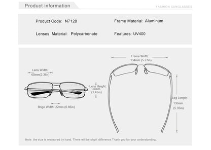 KINGSEVEN Marque Design Lunettes de soleil Hommes Conduite Cadre Carré Lunettes de soleil Homme Classique Unisexe Lunettes Gafas