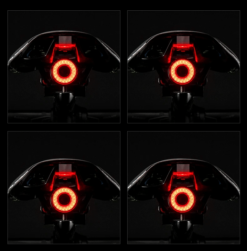 ROCKBROS Smart Bicycle Rear Light Automatic Brake Light