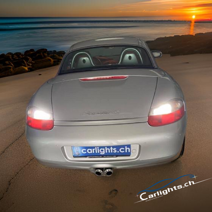 PORSCHE Boxster (986) 1999-2002  LED Upgrade-Set mit Bi-Xenon-Scheinwerfer  2 rückfahrlicht carlights