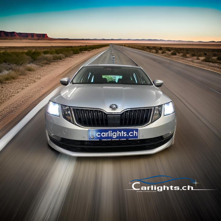 SKODA Octavia (2.Gen.) 1Z  2004 bis 2013  LED Upgrade-Set mit Xenon-Scheinwerfer