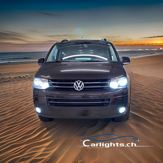 VW  T5 2003-2009 LED Upgrade-Set mit Doppel-Halogen-Scheinwerfer