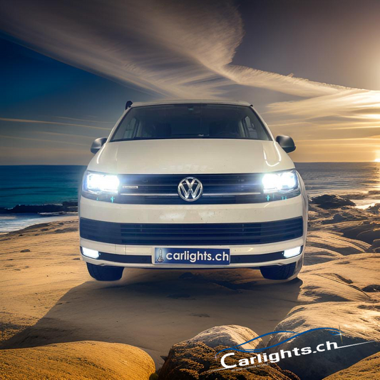 VW  T6 2015-2019 LED Upgrade-Set mit Doppel-Halogen-Scheinwerfer