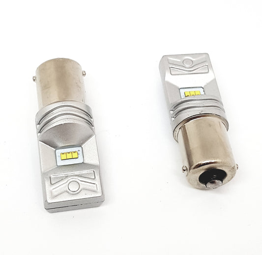 P21W  LED Tagfahrlicht weiss BA15S canbus 12-24V 2 Stk.
