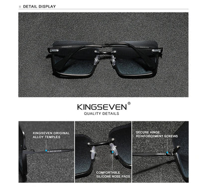 Autentico kingseven 2024 nuovo design occhiali da donna protezione uv400 occhiali da sole donne lenti sfumate moda occhiali oculos de sol