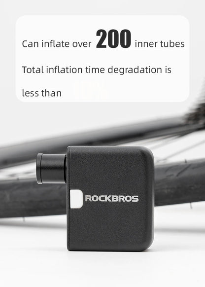 Rockbros Mini Bike Pump With Battery