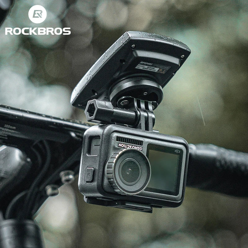 Bracket for handlebar Rockbros bike light and or GoPro