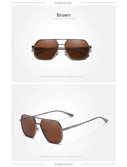 Kingseven new self-tinting sunglasses men women chameleon polarized pilot sunglasses