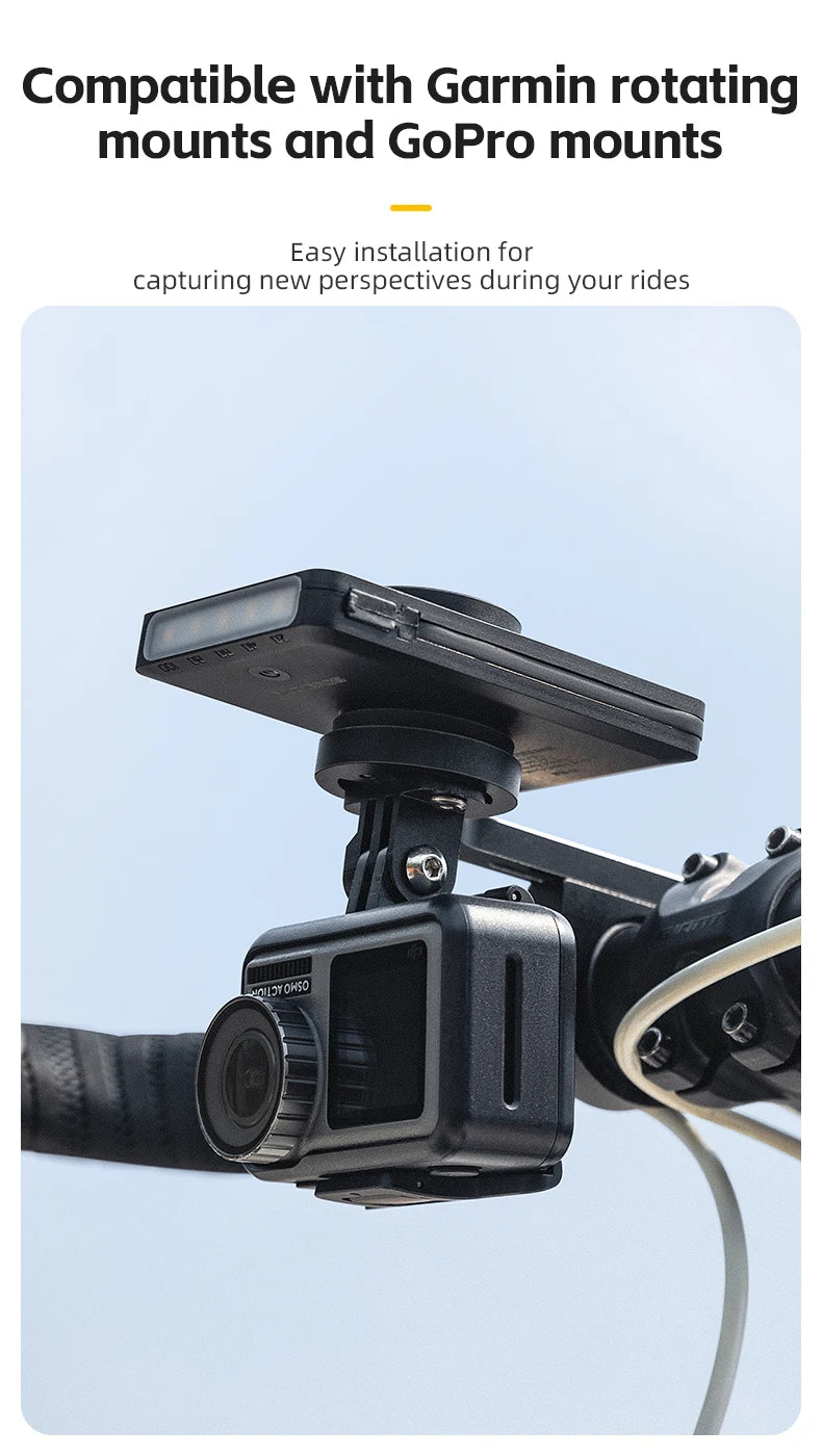 Luce per bicicletta Rockbros 1500LM e batteria power bank 5000 mAh
