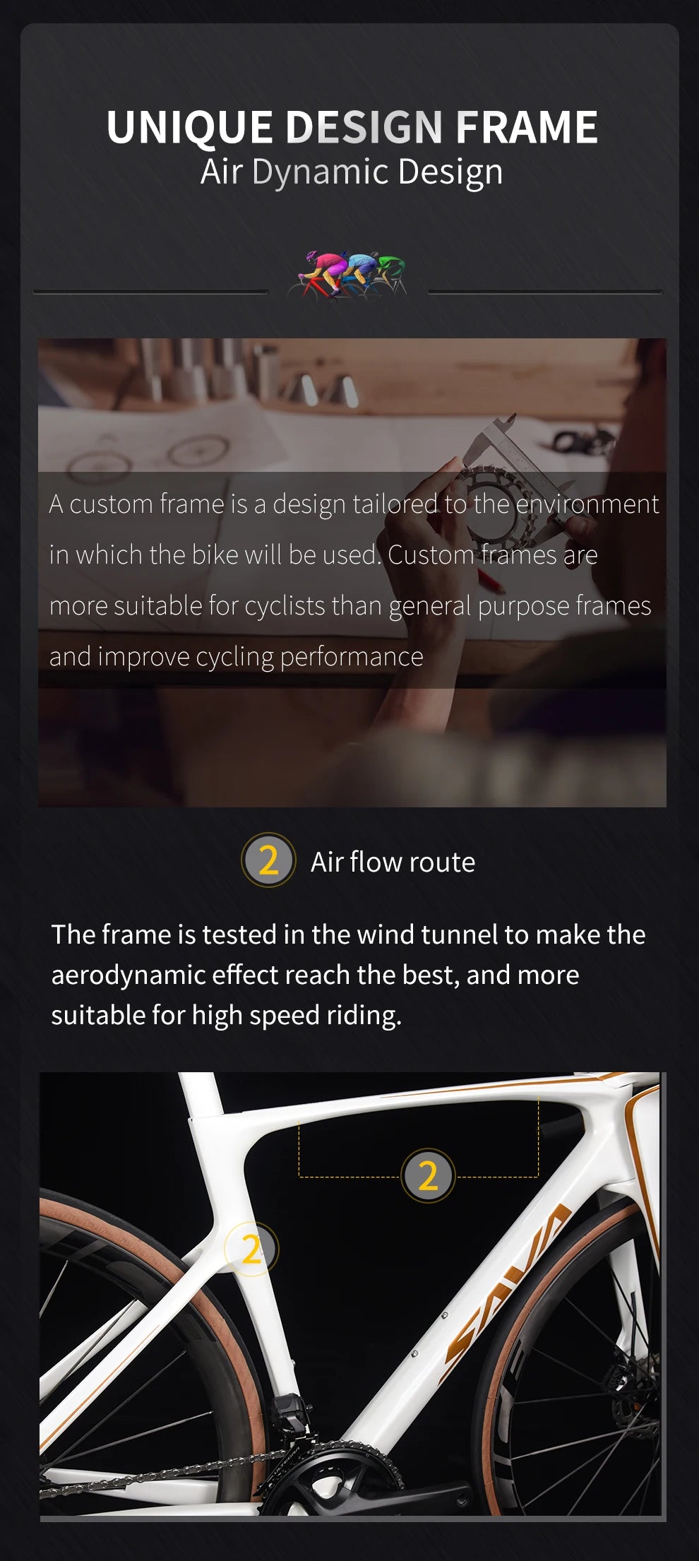 SAVA Dream Maker Full Carbon Fiber Bike Strap SHIMAN0 Di2 8170 24 Speed Hydraulic Disc Brake High End Race Class Road Bike