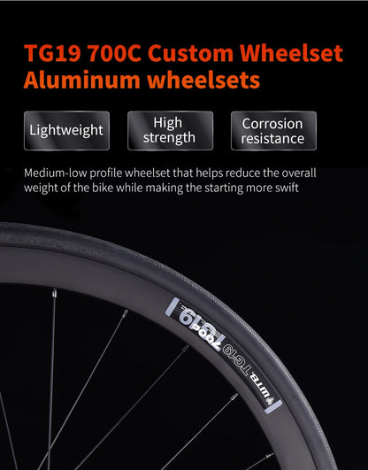 Vélo de course Sava Aluminium Ex-7 Shimano TIAGRAED-R4700 20 vitesses