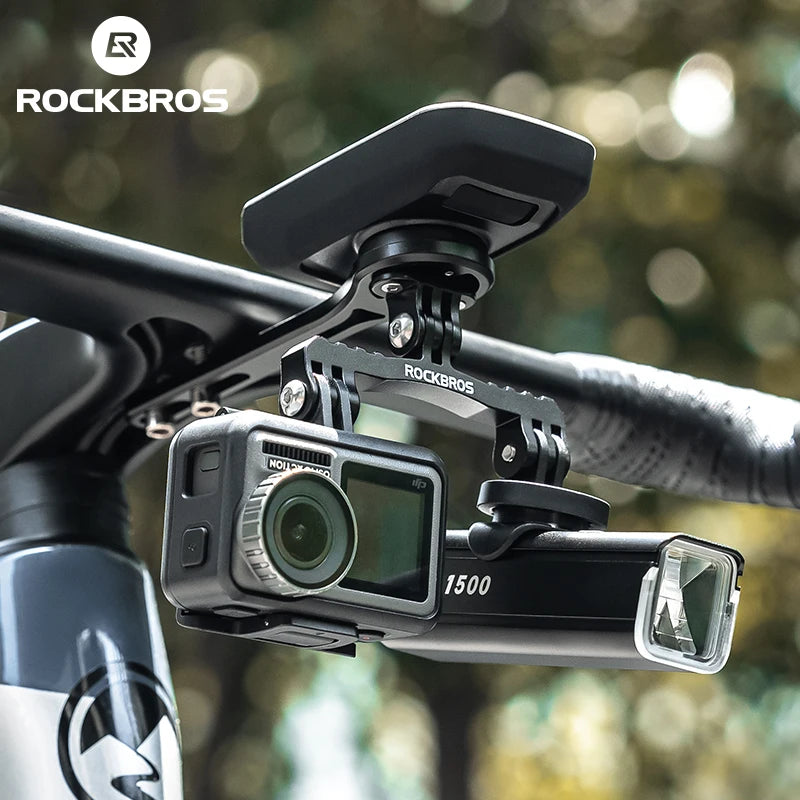 Bracket for handlebar Rockbros bike light and or GoPro