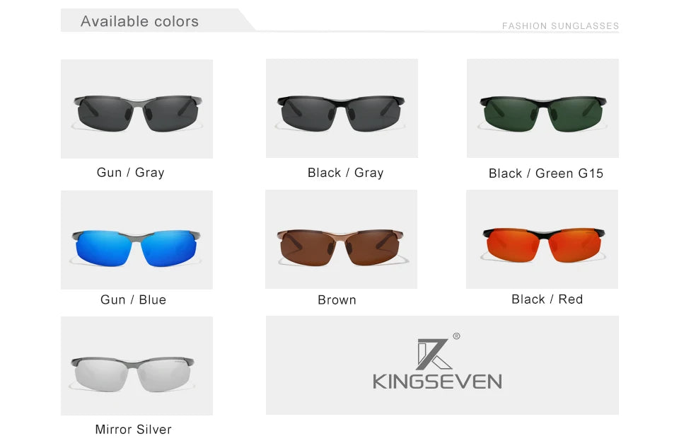 KINGSEVEN Occhiali da sole camaleontici fotocromatici e polarizzati auto-oscuranti