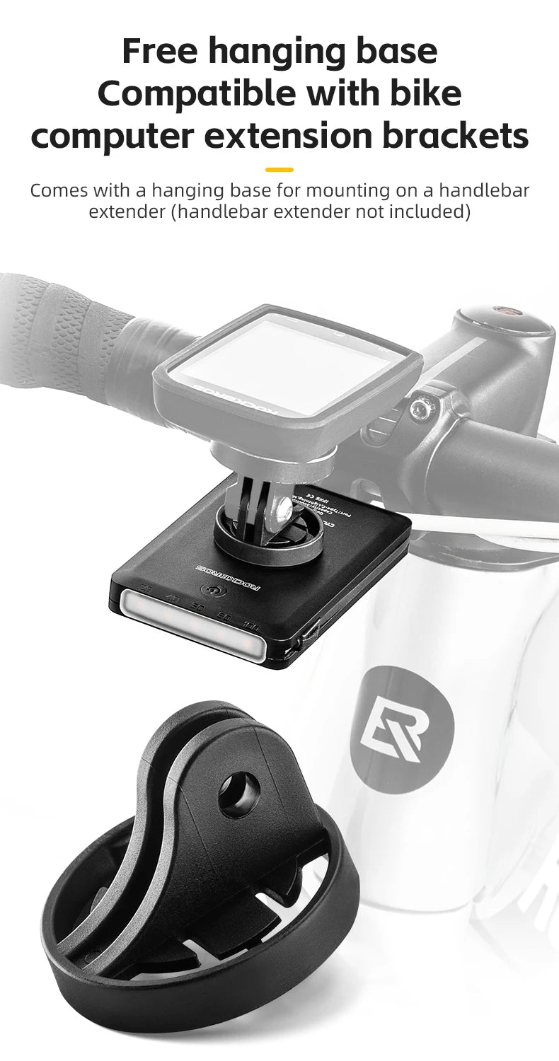 Luce per bicicletta Rockbros 1500LM e batteria power bank 5000 mAh