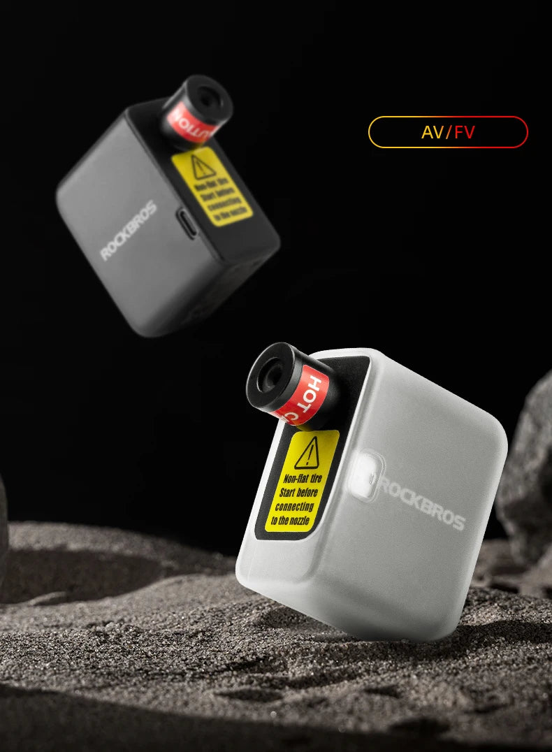 Rockbros Mini Bike Pump With Battery
