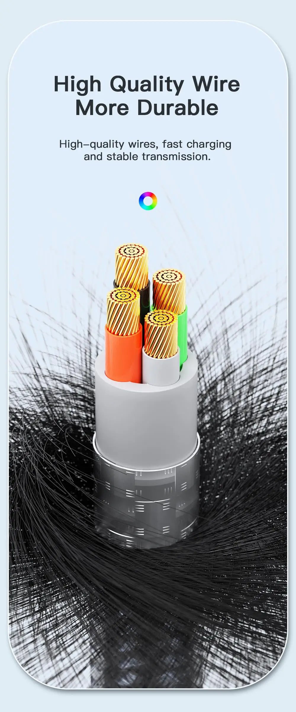Essager USB Cable For iPhone 14 13 12 11 Pro Xs Max X Xr LED Lightning Fast Charging Phone Data Cable For iPad Data Cord Wire