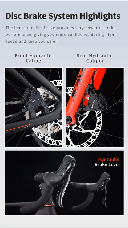 Vélo de course Sava Aluminium Ex-7 Shimano TIAGRAED-R4700 20 vitesses
