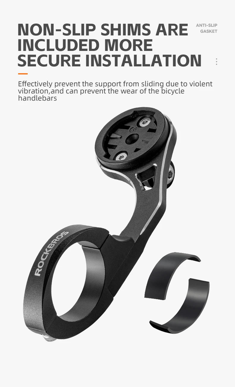 Rockbros bike light holder, GoPro camera, or speedometer Gamin Navi