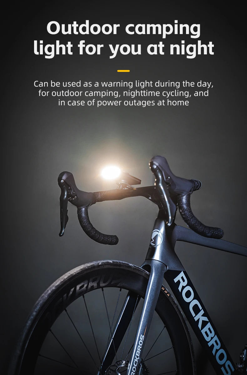 Luce per bicicletta Rockbros 1500LM e batteria power bank 5000 mAh