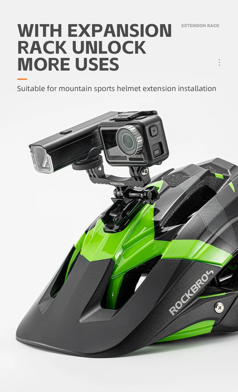 Rockbros bike light holder, GoPro camera, or speedometer Gamin Navi