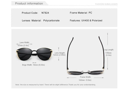 KINGSEVEN Design Cat Eye Lunettes de soleil femmes polarisées de luxe cadre en alliage Mode Femmes Lunettes de soleil rétro Oculos De Sol Gafas