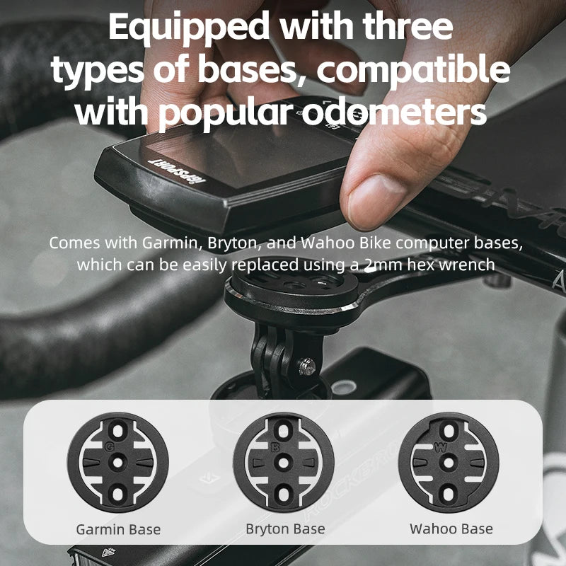 Bracket for handlebar Rockbros bike light and or GoPro