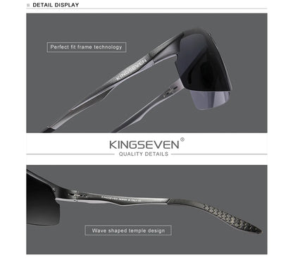 KINGSEVEN Occhiali da sole camaleontici fotocromatici e polarizzati auto-oscuranti