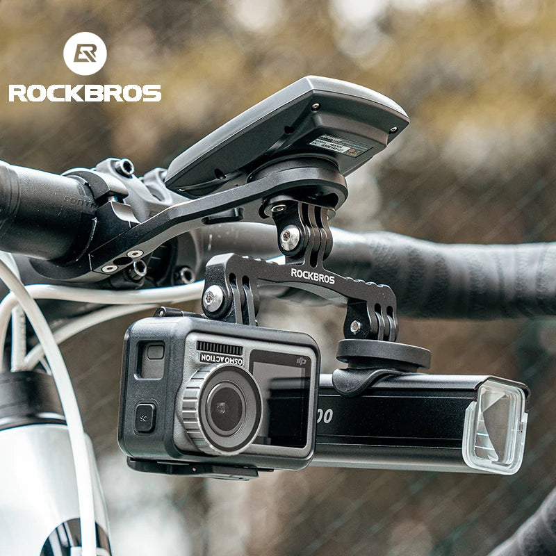 Rockbros bike light holder, GoPro camera, or speedometer Gamin Navi