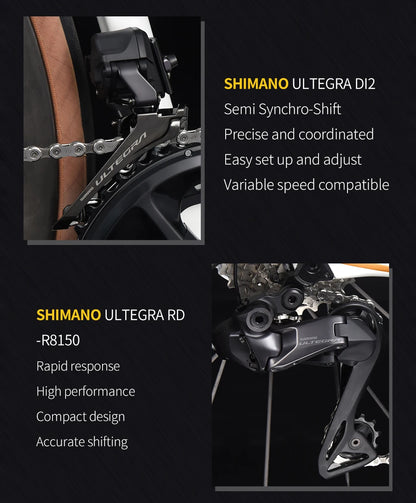 SAVA Dream Maker Full Carbon Fiber Bike Strap SHIMAN0 Di2 8170 24 Speed Hydraulic Disc Brake High End Race Class Road Bike