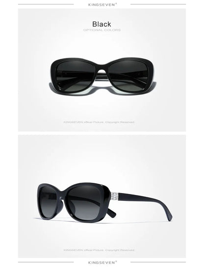 KINGSEVEN Young Style Sunglasses Women Gradient Polarized Lens Luxury Design Ladies Elegant
