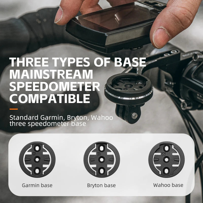 Rockbros bike light holder, GoPro camera, or speedometer Gamin Navi