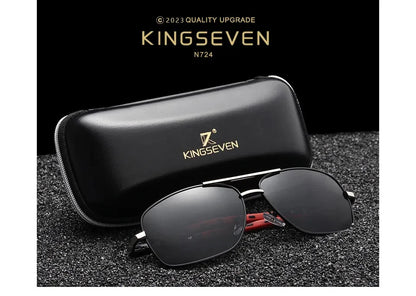 Kings even brand hommes aluminium lunettes de soleil hd polarisées uv400 miroir hommes lunettes de soleil femmes lunettes pour hommes oculos de sol n724