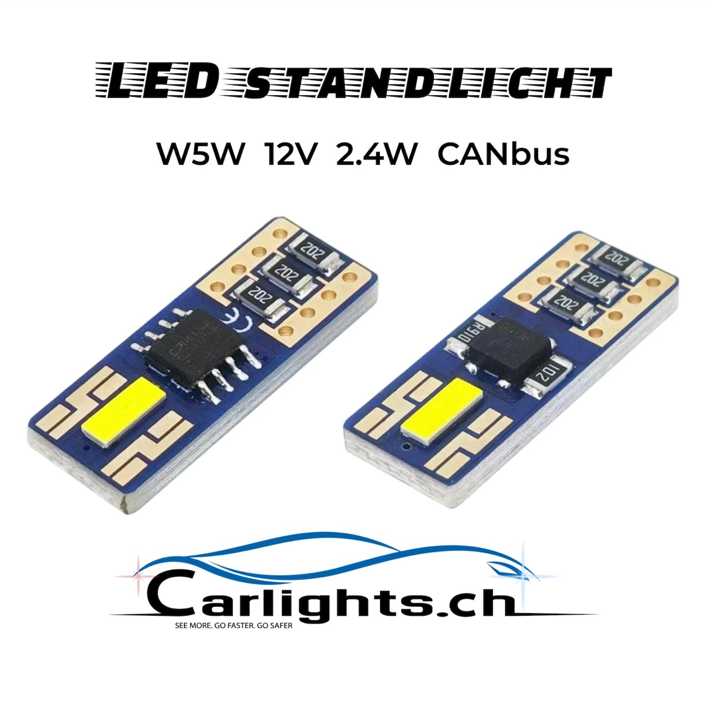 W5W-T10 LED CANBUS 12V 2.4W CANBUS 1 Stk.