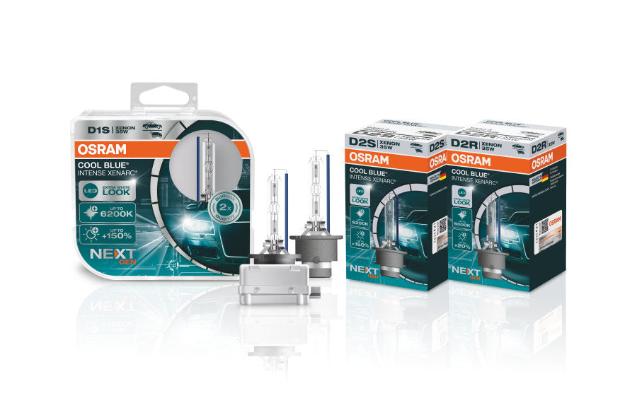 OSRAM D1S CBN XENARC COOL BLUE® INTENSE (NEXT GEN)  XENON BRENNER 6200 K 35W 2 Stk.