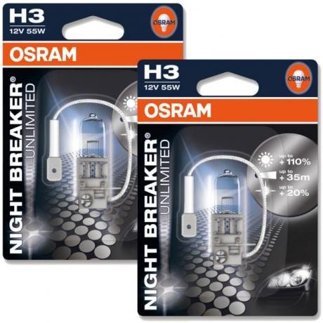 H3 OSRAM NIGHT BREAKER® Unlimited 2 Stk.