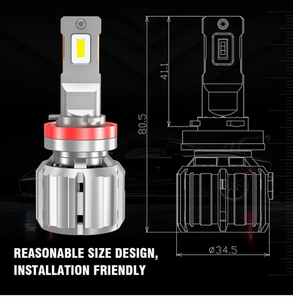 HB3 (9005) LED X20 CANBUS 12000LM 400% mehr Licht 12-24V 55W 1 Set
