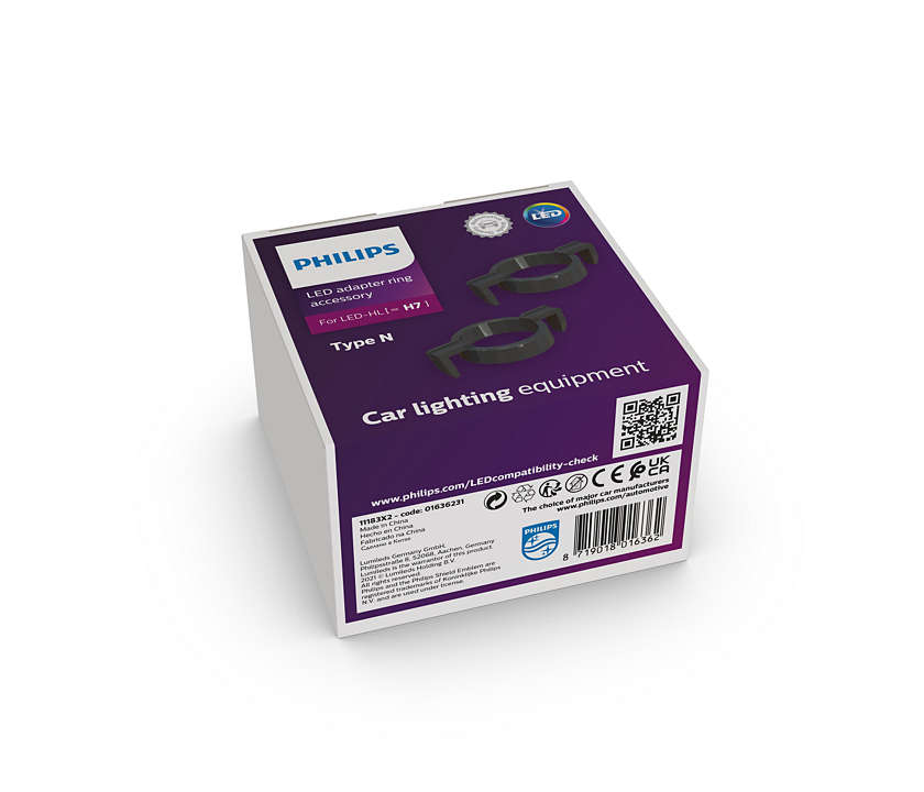 Adapter Ring Typ N passend zu H7 Philips PRO6000 LED (2 Stk.)