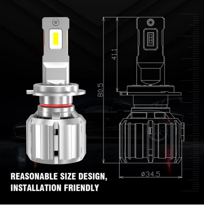 H7 LED X20 CANBUS 12000LM 400% mehr Licht 12-24V 60W- 2Stk.