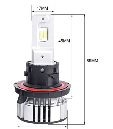 HB5 9007 LED X9S CAN-Bus 10000LM 300% mehr Licht- 2Stk.