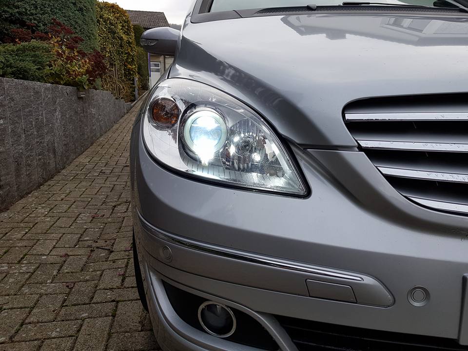 MERCEDES B-Klasse (W246) 246, 245G ab 2011-2018  LED Upgrade-Set mit Halogen-Scheinwerfer
